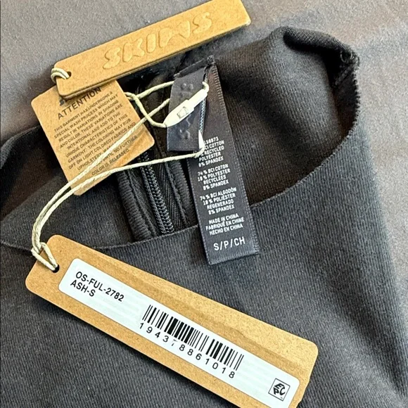 SKIMS Outdoor crewneck catsuit onesie ASH S NWT (SK0244) - Picture 5 of 5